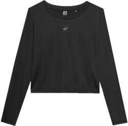 4F Női F218 hosszú ujjú póló fekete