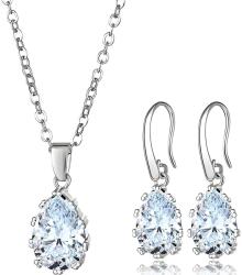 HARAHU ZI-38878 Szett - Ezüst / Kristály KP38878