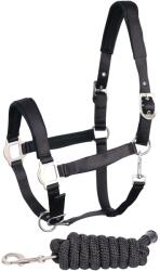 Harrys Horse Harry's Horse szatén kantárszett nagyló fekete