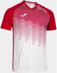 JOMA V-nyakú póló Joma Tiger VI fehér|vörös