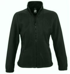 SOL'S Női North Full Zip Fleece kabát vörös|zöld