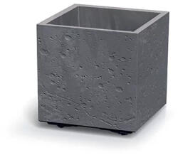 Prosperplast Sierra Sqiare Beton Effect virágcserép, 30 cm - marengo (DSI300E-425U)
