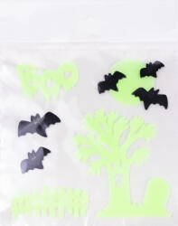  Halloweeni Ablakzselé Foszforeszkáló 20x25 cm Boo (QX312845)