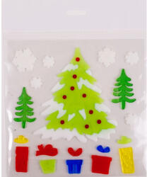  Karácsonyi Ablakzselé Havas Fenyő 20x25 cm (QX312763)