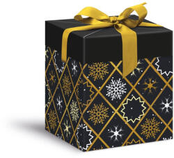  Díszdoboz Összehajtható 12x12x15 cm Fekete (MFP5370610)