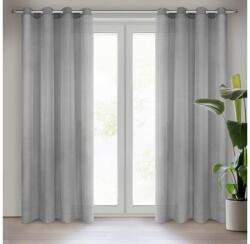 EUROFIRANY Rebecca fényáteresztő függöny finom esőszerkezettel Acélszürke 140x250 cm - homeandstyle - 3 543 Ft