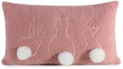 Eurofirany Spring54 húsvéti díszpárnahuzat Pasztell rózsaszín 30x50 cm