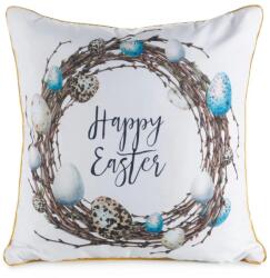 Eurofirany Spring51 húsvéti díszpárnahuzat Fehér 45x45 cm