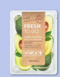 Tony Moly Szövet arcmaszk avokádó kivonattal Fresh To Go Avocado Mask Sheet - 25 g / 1 db