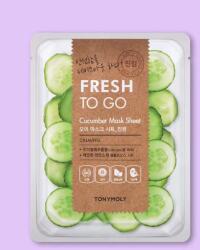 Tony Moly Szövet arcmaszk uborka kivonattal Fresh To Go Cucumber Mask Sheet - 20 g / 1 db