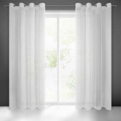 EUROFIRANY Rebecca fényáteresztő függöny finom esőszerkezettel Fehér 140x250 cm