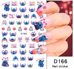  Körömmatrica - D166 Stitch mese