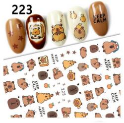  Körömmatrica - 223 Capybara mese