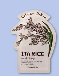 Tony Moly I'm Rice Mask Sheet Brightening - 21 ml / 1 sheet Masca de fata