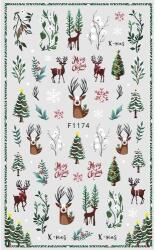  Körömmatrica - F1174 Karácsony