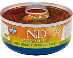 N&D PUMPKIN felnőtt vaddisznó és alma 70g