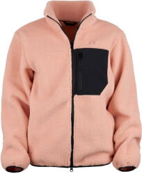 Vlnka Női polár pulóver kétvégű cipzárral, rózsaszín ruházat méretei XL