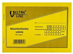 Vectraline Nyomtatvány készpénzfizetési számla VECTRALINE A/5 fekvő 50x3 lapos 1 áfás (B13-372/A/07) - fotoland
