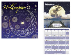 TopTimer Falinaptár TOPTIMER T097 300x300mm álló Holdnaptár 2026 (T9700-01A) - papir-bolt