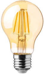 V-TAC Borostyán LED izzó filament COG E27 A60 12W 2200K gömb - 217457 (217457)