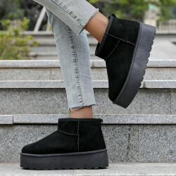 SOFILINE Ghete negre imblanite cu talpa groasa LT33-43 112 (LT33-43BLACK-40)