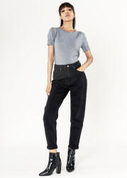Nina Carter Blugi dama Mom Fit Nina Carter Negru P502-8 M10 (P502-8BLACK-40)
