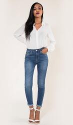 Nina Carter Blugi Dama Albastr spalat Slim Nina Carter P078-1 M9 (P078-1BLUE-38)