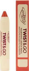 puroBIO cosmetics Twist & Go Nourishing ajakrúzs ceruza - 502 peach nude