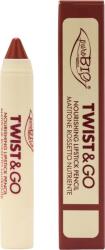 puroBIO cosmetics Twist & Go Nourishing ajakrúzs ceruza - 506 dark mauve