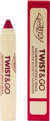 puroBIO cosmetics Twist & Go Nourishing ajakrúzs ceruza - 505 raspberry red