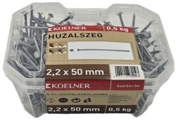  Huzalszeg - 2, 2 × 50 mm - 0, 5 kg - táróló dobozban- Kód: 66714