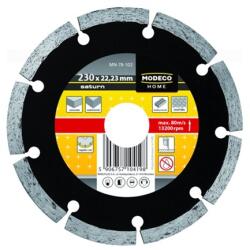  Gyémánt vágókorong szegmenses 230 mm MO GY 230 SATURN tégla, beton, vakolat Kód: 02853