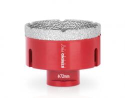  Koronafúró gyémánt 72 mm M14, professzionális szerszám edzett burkolatokhoz Kód: 226296