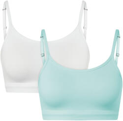 Tchibo - 2 bustier melltartó - nő - méret S 36/38 - fehér