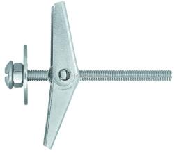 Rugós szétnyíló billenő anya + D-fejű csavar M3 × 50 mm - 6 db/csomag Kód: 64576
