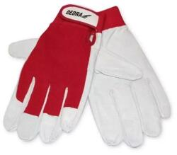 Védőkesztyű sertés színbőr 9-es méret cordura felsőrésszel piros Kód: BH1010R09