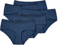 Tchibo - 5 női magas derekú alsó - nő - méret XXL 52/54 - kék - tchibo - 9 995 Ft