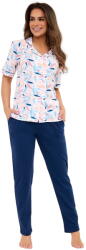 Cornette Pijama de damă cu nasturi CORNETTE 696/453 ANETTE roz: L (31764 L)