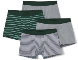 Tchibo - 4 boxer alsónadrág - férfi - méret Xl/7 - zöld/csíkos