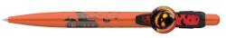 ICO Golyóstoll, 0, 8 mm, nyomógombos, narancssárga mintás tolltest, ICO "Halloween", kék (TICHWN) - fiorex