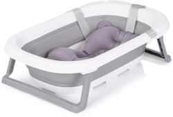 Chipolino Isla összecsukható kád hálós babatartóval 81 cm - Grey