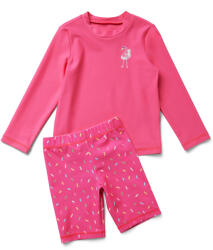 Tchibo - Gyerek együttes 80-as fényvédő faktorral - Gyerek - méret 122/128 - rózsaszín/mintás