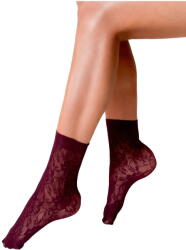 Veneziana Șosete VENEZIANA ROSA STILE AŻUR BORDEAUX: One Size (29513 One Size)