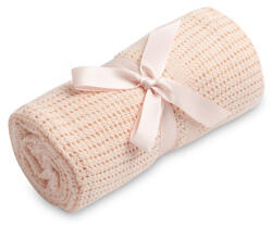 Sensillo csípkés pamut takaró 110x70 cm-Light Pink - bergon