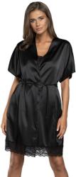 Italian Fashion Halat dama ITALIAN FASHION DOTYK mânecă scurtă negru: M (AAF-KKS-DOTY-K-CA M)