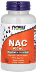 NOW NAC, N-Acetyl Cysteine 600 mg with Selenium, Now Foods, 100 capsule