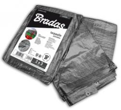 Bradas megerősített ponyva szürke 200 gr 5x6 (PLG2005/6)
