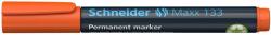 Schneider Alkoholos marker, 1-4 mm, vágott, SCHNEIDER "Maxx 133", narancssárga (TSC133NS) - irodasziget