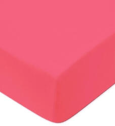  Gumis lepedő pamutvászon alapanyagból 160x200 cm - eperfagyi