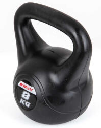 ENERO-Fit Füles súlyzó, kettlebell, cementes, fekete 8 kg ENERO fit (VIC_1002156)